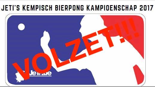 JeTi’s Kempisch Bierpong Kampioenschap (KBK) 2017